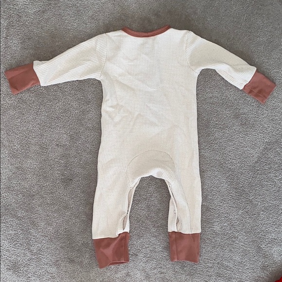 Orcas Lucille Light pink Waffle Romper 6-9 months - Picture 2 of 4